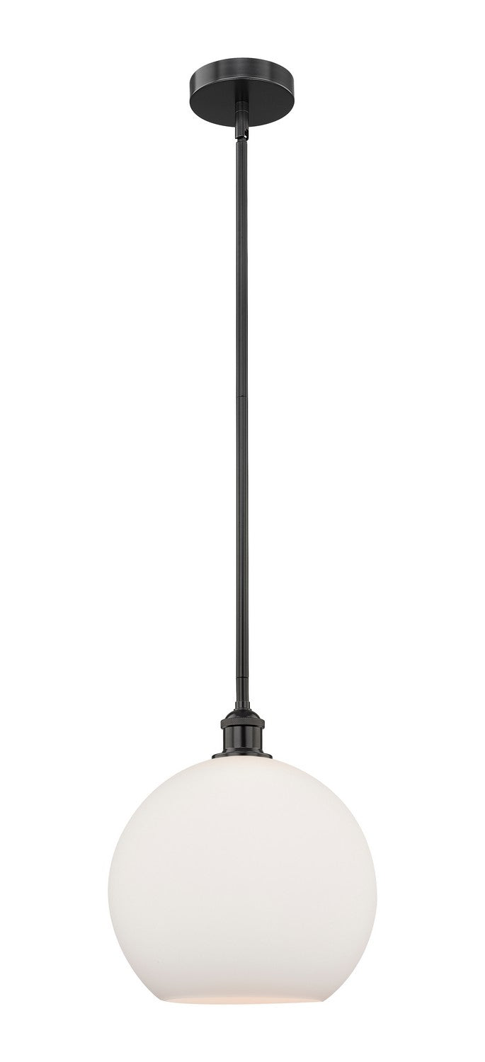 Innovations Edison 616-1S-BK-G121-12 Pendant Light - Matte Black