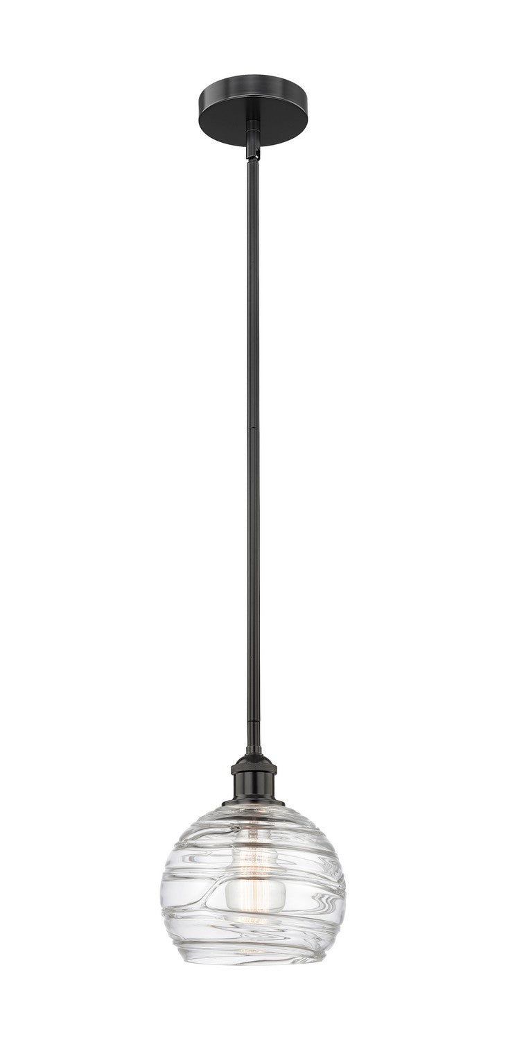 Innovations Edison 616-1S-BK-G1213-8 Pendant Light - Matte Black