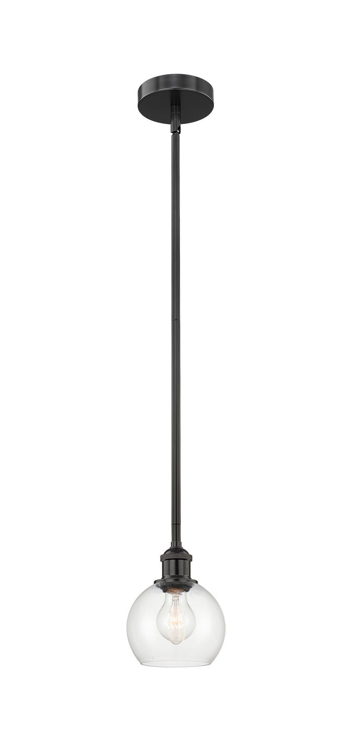 Innovations Edison 616-1S-BK-G122-6 Pendant Light - Matte Black