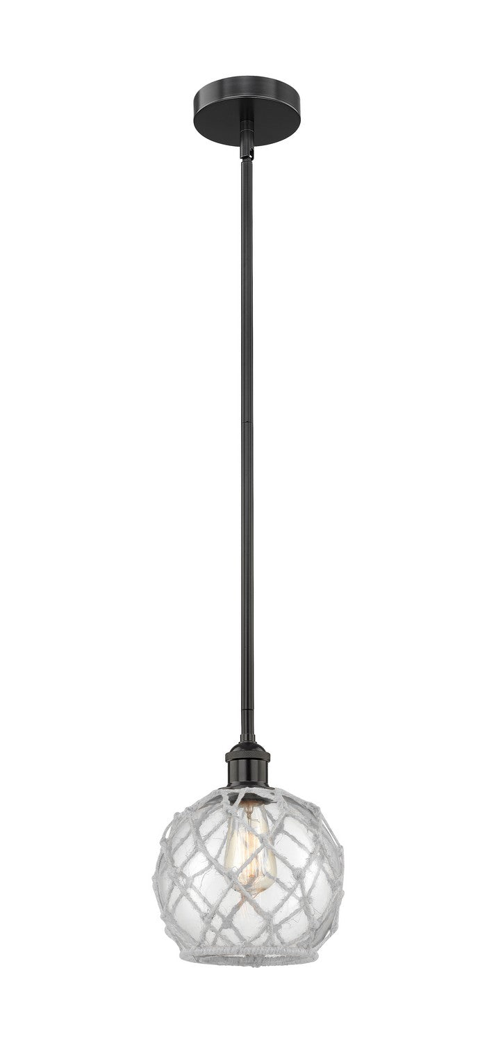 Innovations Edison 616-1S-BK-G122-8RW Pendant Light - Matte Black