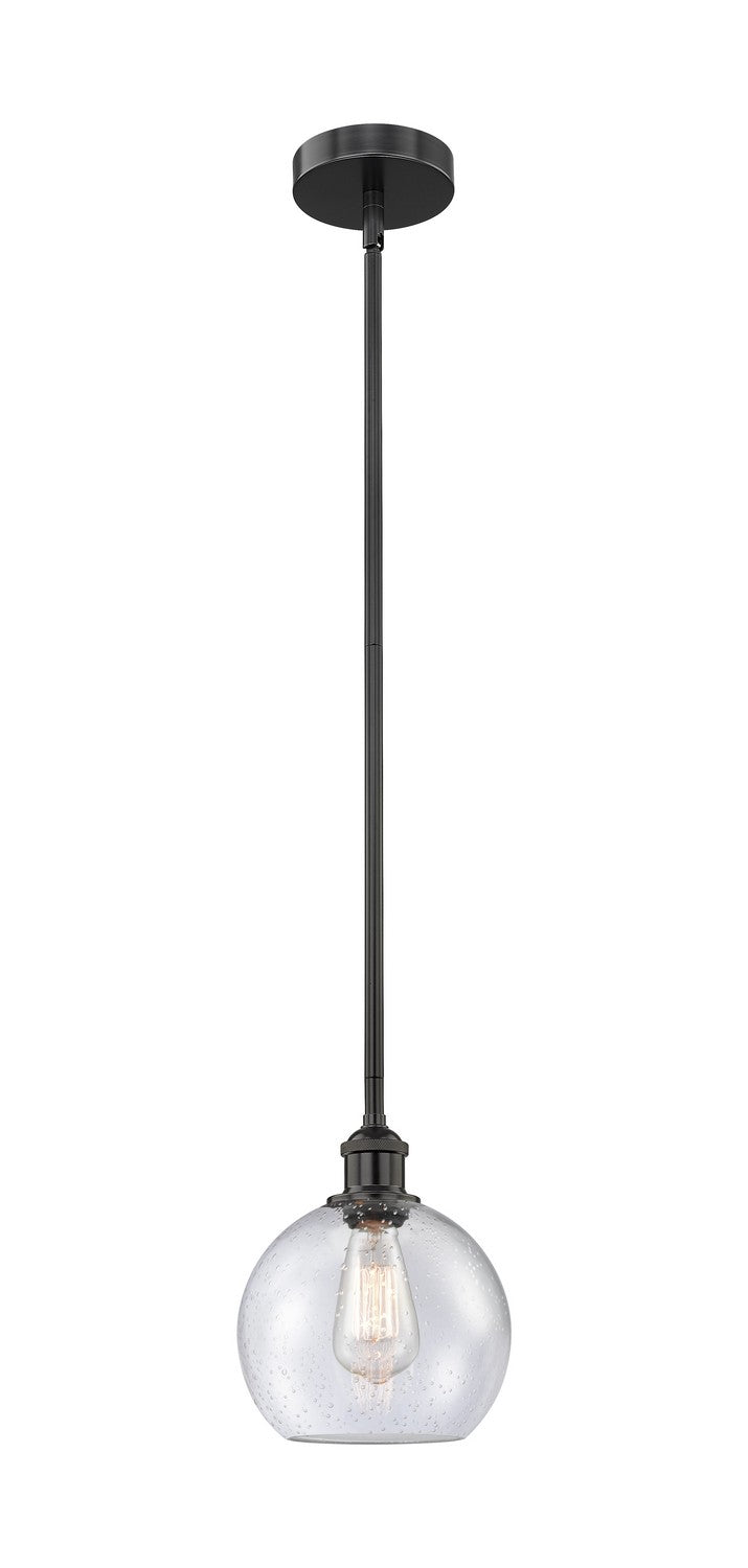 Innovations Edison 616-1S-BK-G124-8 Pendant Light - Matte Black