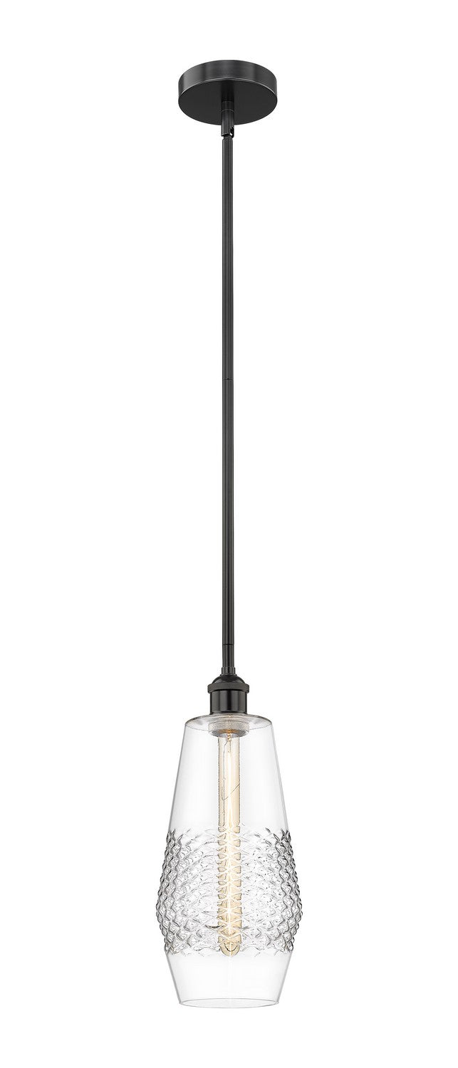 Innovations Edison 616-1S-BK-G682-7 Pendant Light - Matte Black