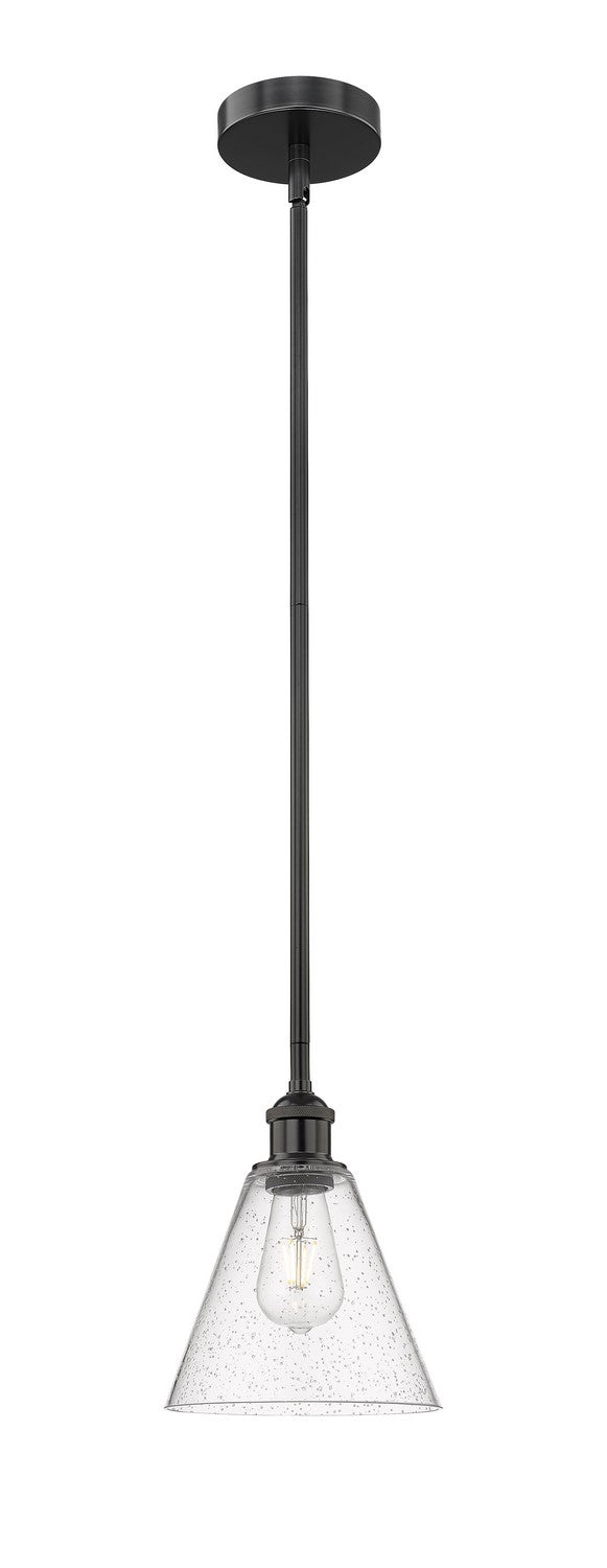 Innovations Edison 616-1S-BK-GBC-84 Pendant Light - Matte Black