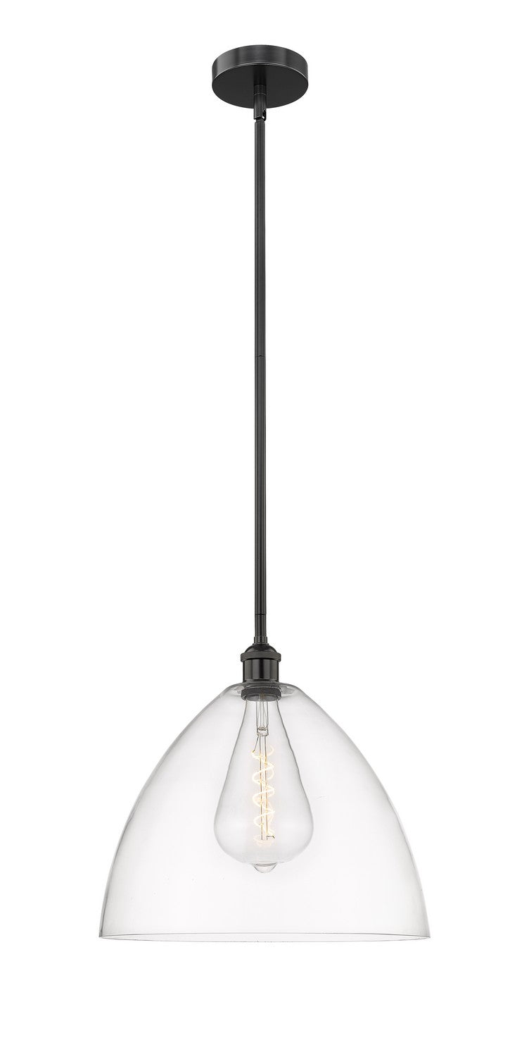 Innovations Edison 616-1S-BK-GBD-162 Pendant Light - Matte Black