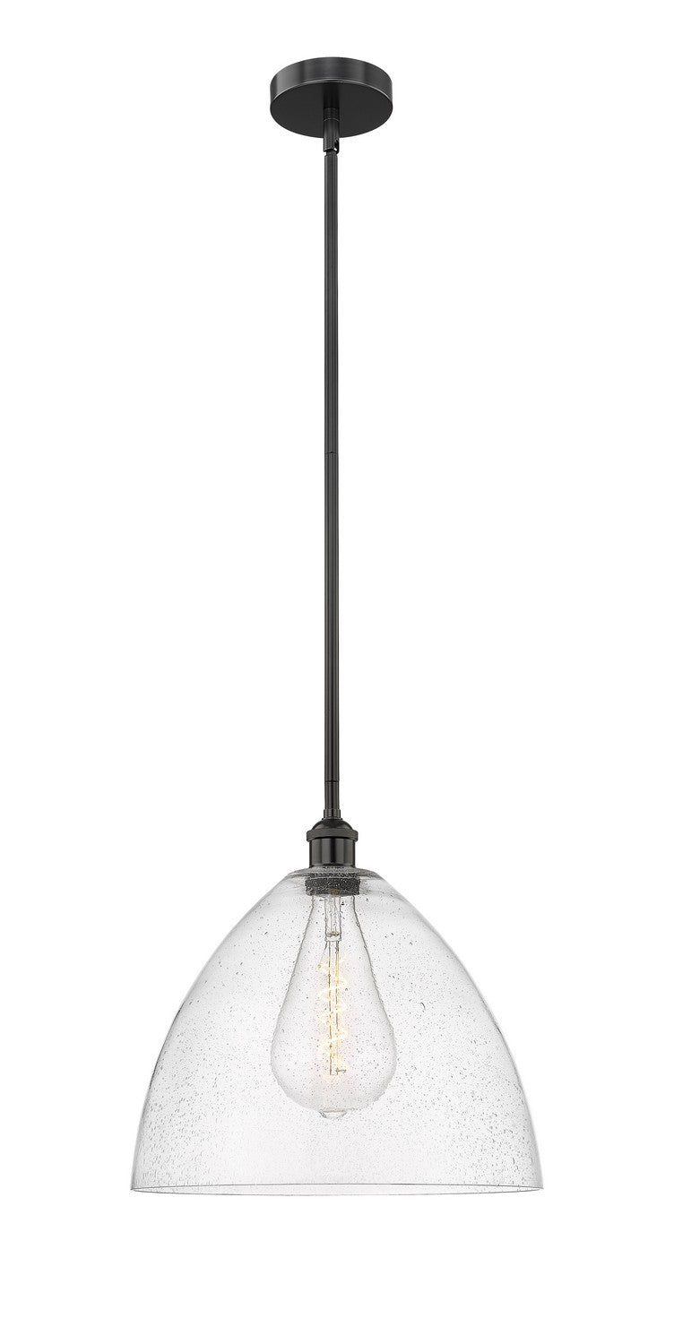 Innovations Edison 616-1S-BK-GBD-164 Pendant Light - Matte Black