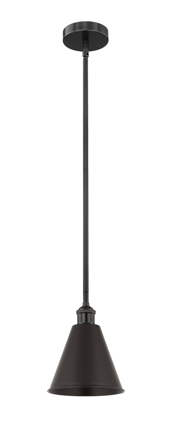 Innovations Edison 616-1S-BK-MBC-8-BK Pendant Light - Matte Black
