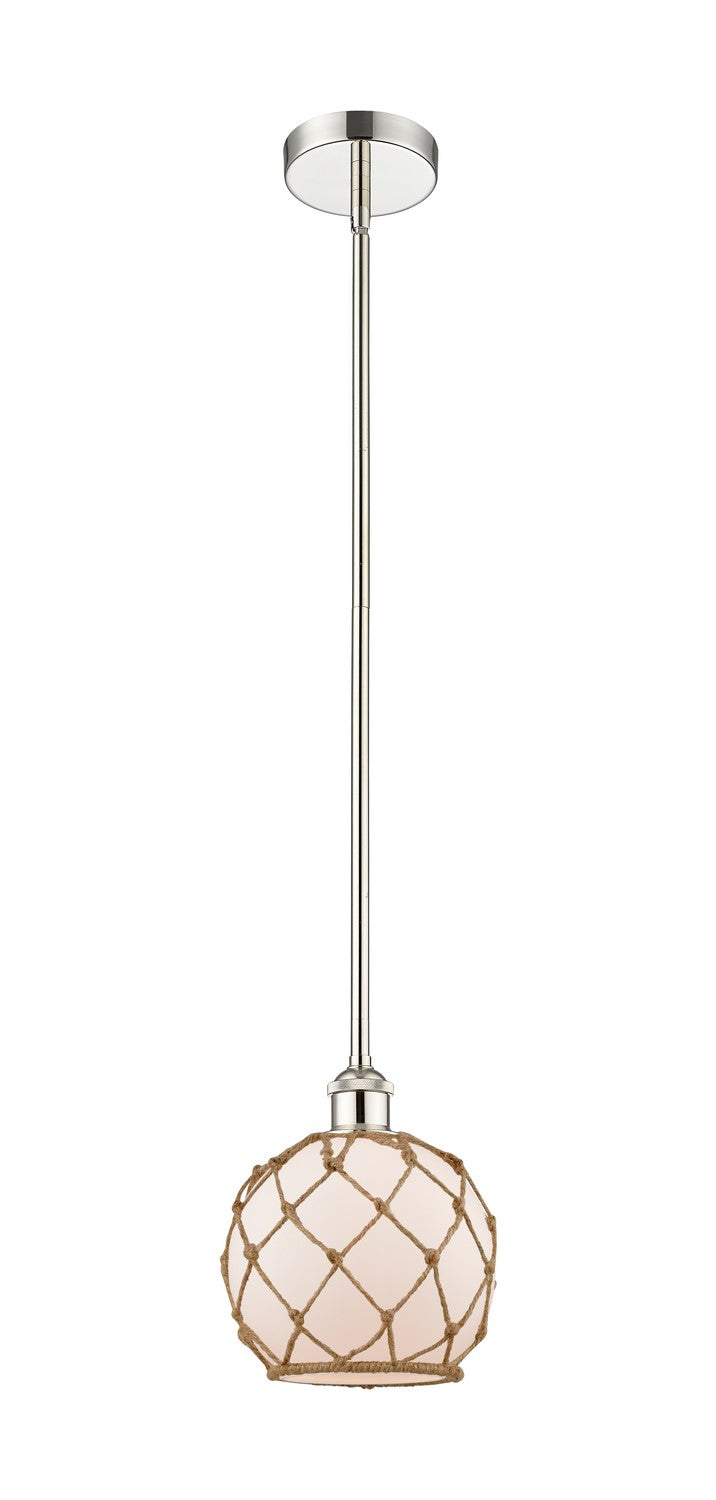 Innovations Edison 616-1S-PN-G121-8RB Pendant Light - Polished Nickel