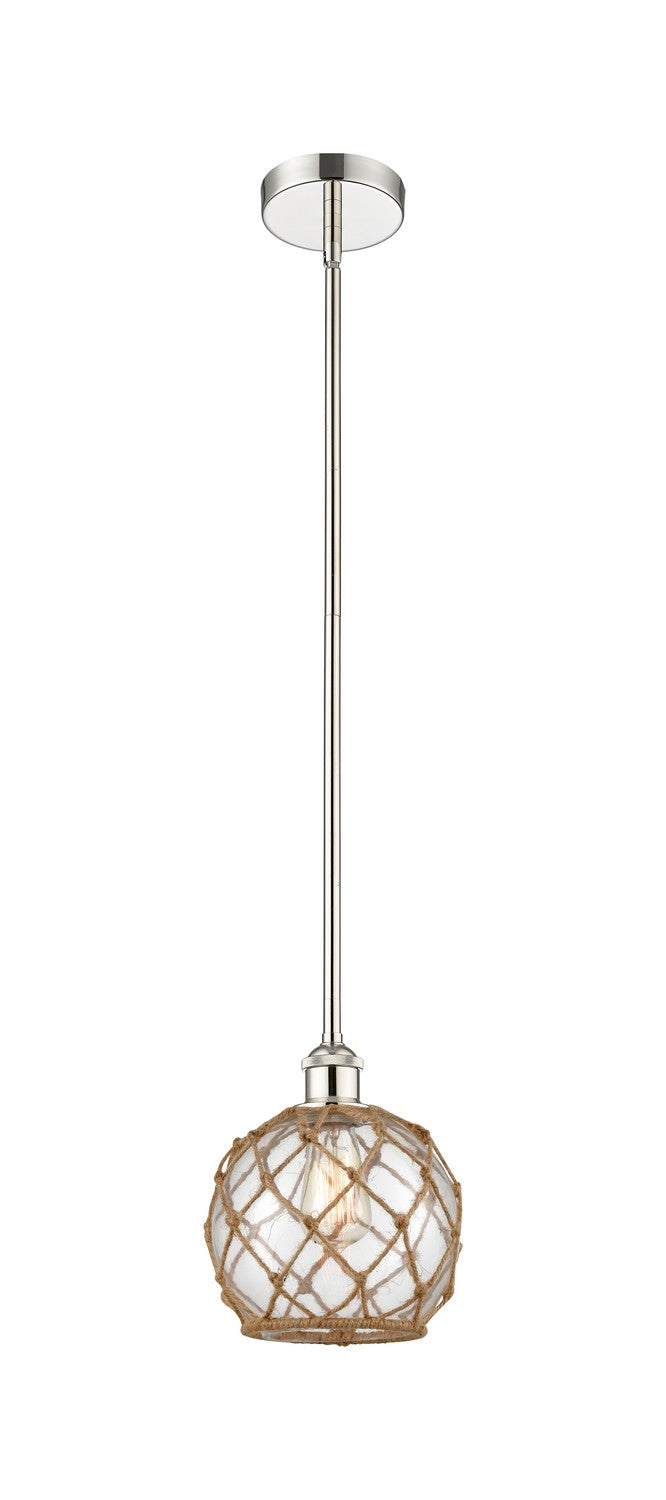 Innovations Edison 616-1S-PN-G122-8RB Pendant Light - Polished Nickel