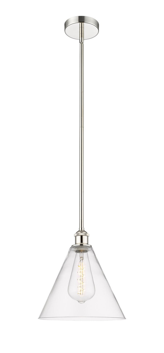 Innovations Edison 616-1S-PN-GBC-122 Pendant Light - Polished Nickel