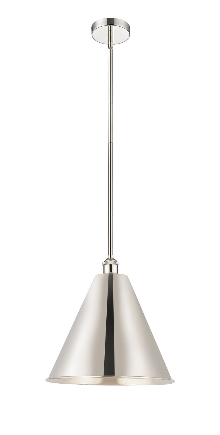 Innovations Edison 616-1S-PN-MBC-16-PN Pendant Light - Polished Nickel