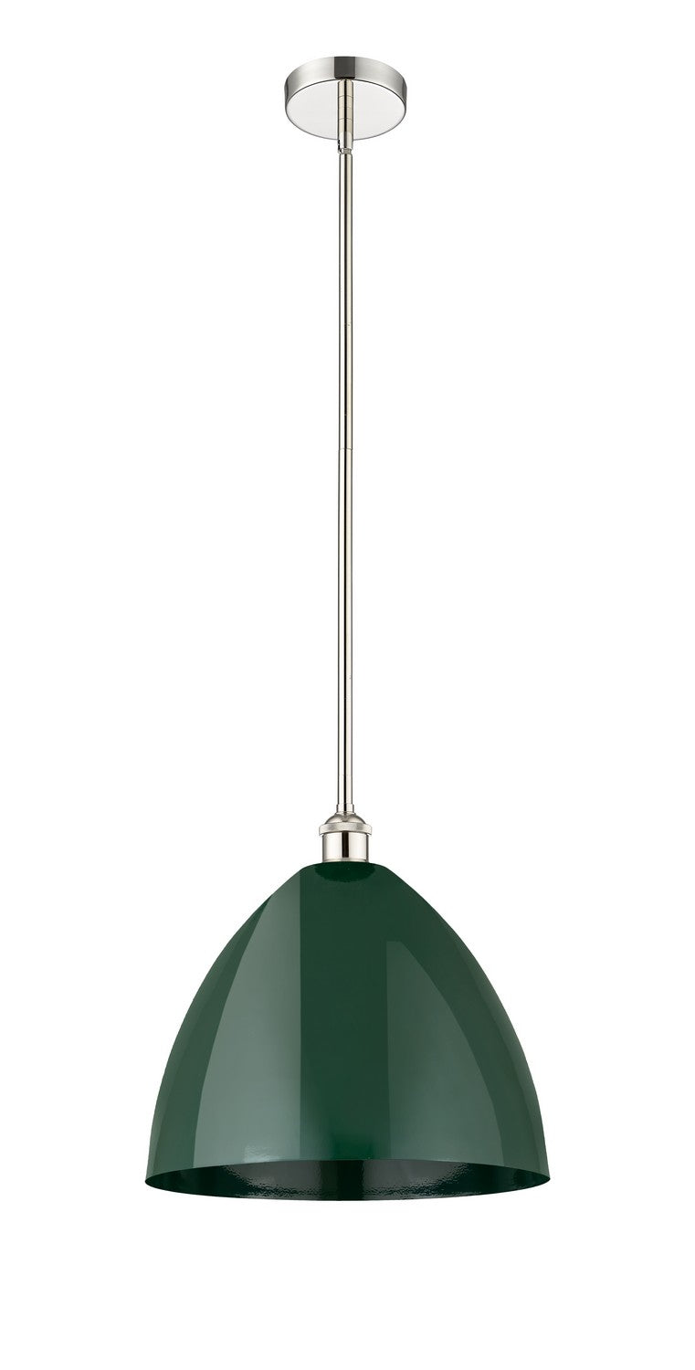 Innovations Edison 616-1S-PN-MBD-16-GR Pendant Light - Polished Nickel