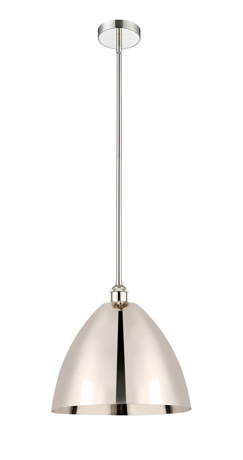 Innovations Edison 616-1S-PN-MBD-16-PN Pendant Light - Polished Nickel