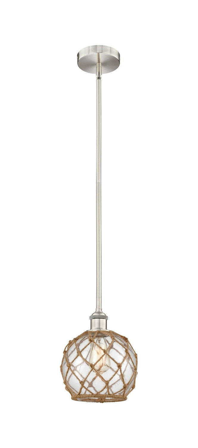 Innovations Edison 616-1S-SN-G122-8RB Pendant Light - Brushed Satin Nickel