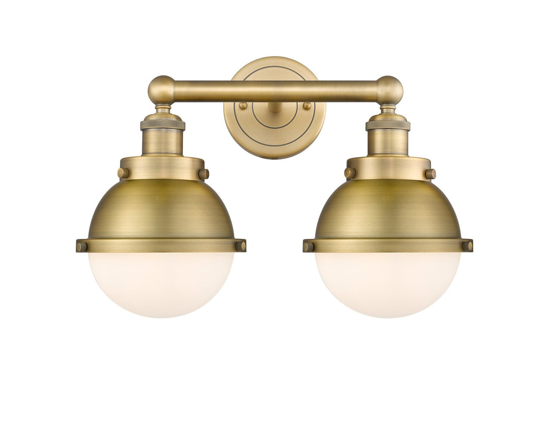 Innovations Franklin Restoration 616-2W-BB-HFS-61-BB Bath Vanity Light 17 in. wide - Brushed Brass