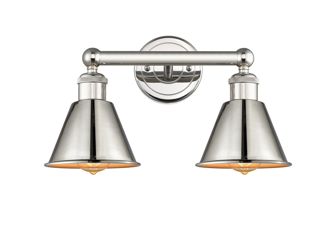 Innovations Ballston 616-2W-PN-M8-PN Bath Vanity Light 16 in. wide - Polished Nickel