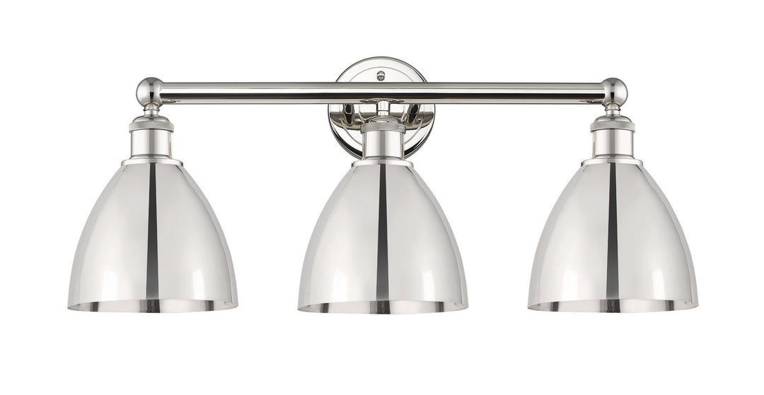 Innovations Edison 616-3W-PN-MBD-75-PN Bath Vanity Light 26 in. wide - Polished Nickel