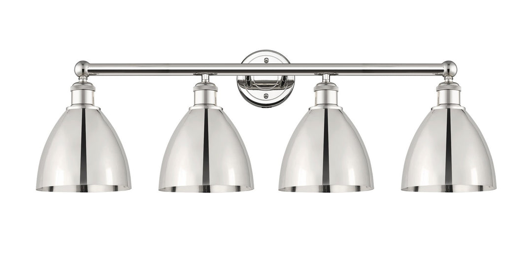 Innovations Edison 616-4W-PN-MBD-75-PN Bath Vanity Light 35 in. wide - Polished Nickel