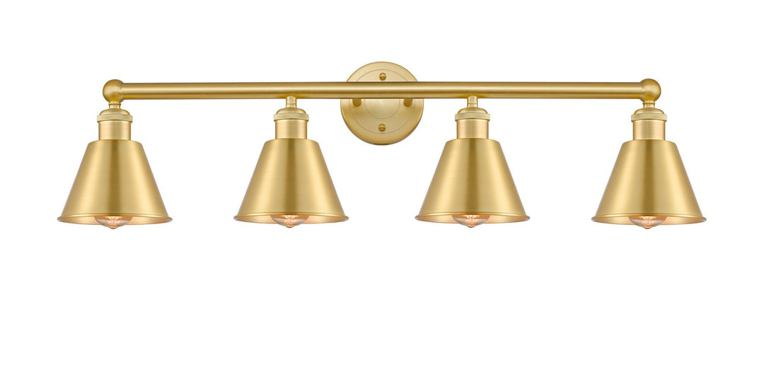 Innovations Ballston 616-4W-SG-M8-SG Bath Vanity Light 34 in. wide - Satin Gold