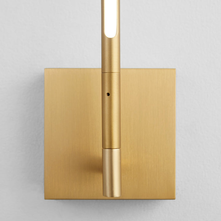 Oxygen Palillos 3-403-40 Wall Sconce Light - Aged Brass