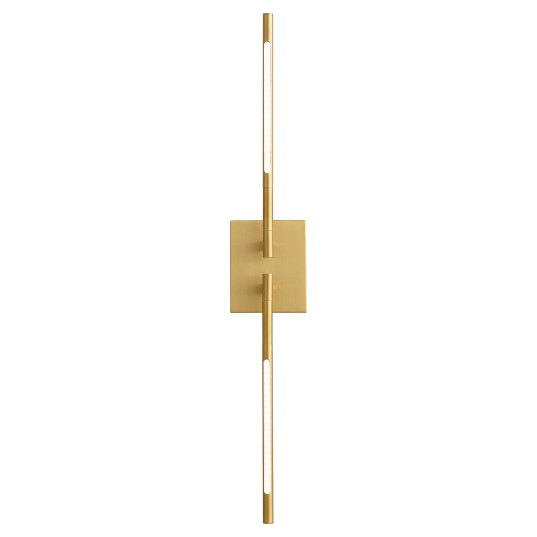 Oxygen Palillos 3-404-40 Wall Sconce Light - Aged Brass