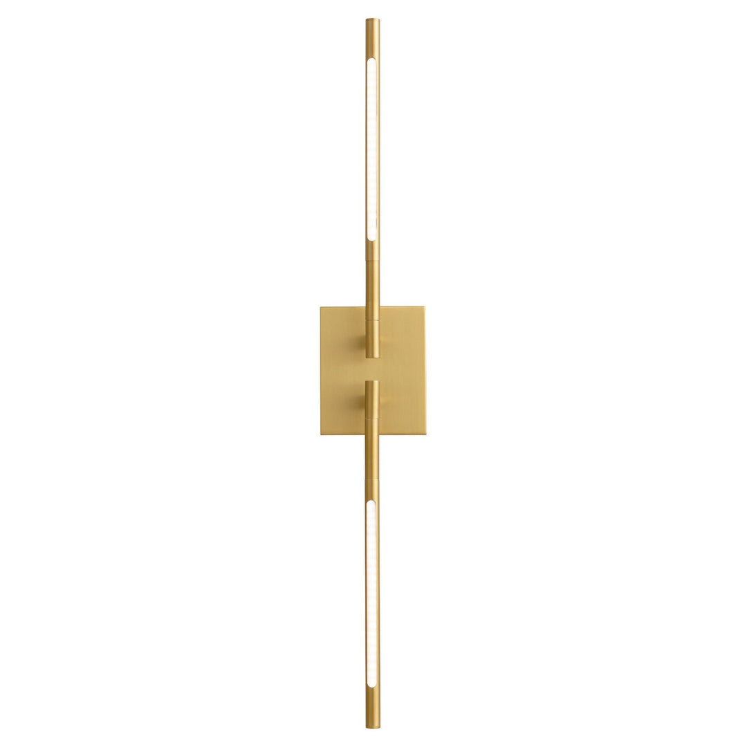 Oxygen Palillos 3-404-40 Wall Sconce Light - Aged Brass
