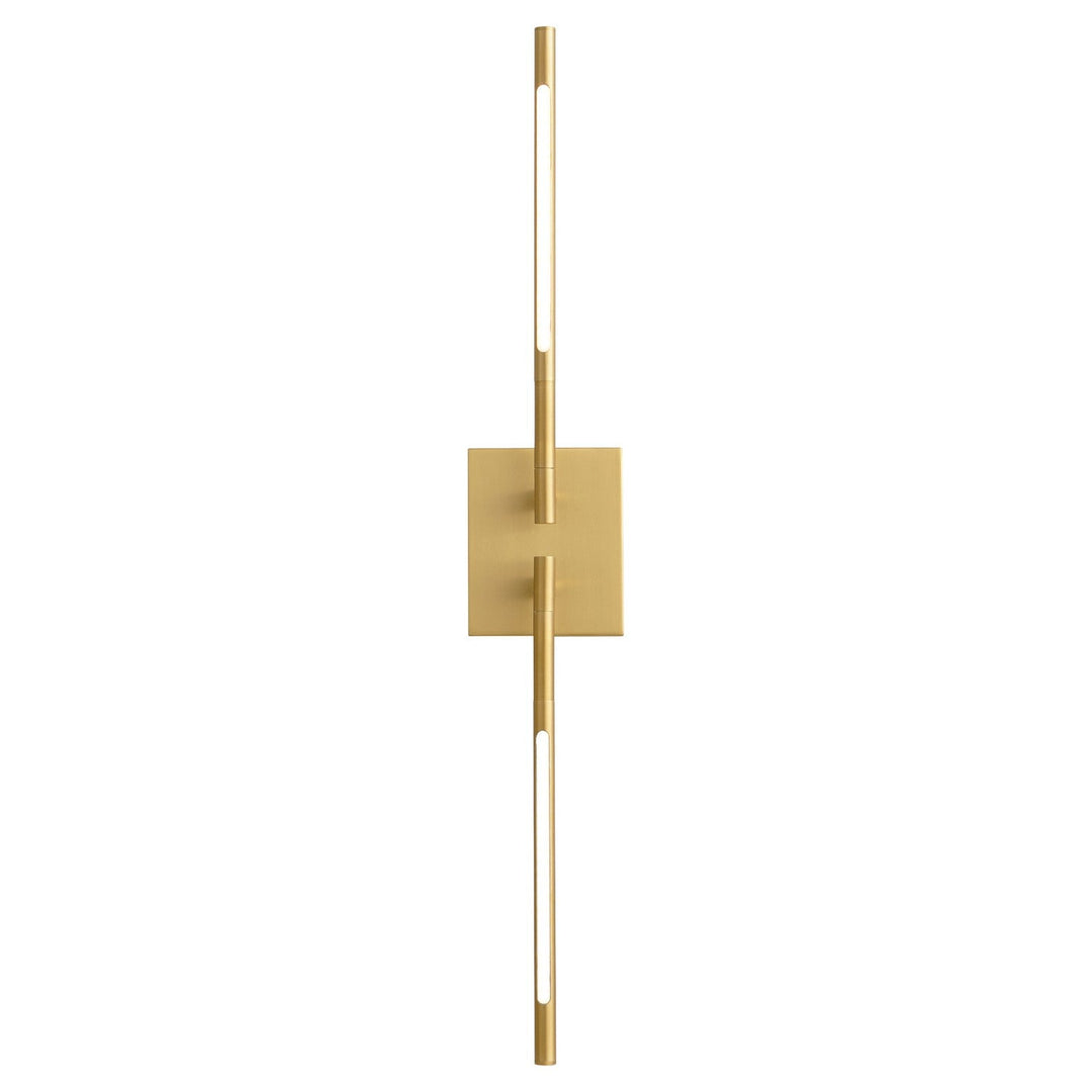 Oxygen Palillos 3-404-40 Wall Sconce Light - Aged Brass