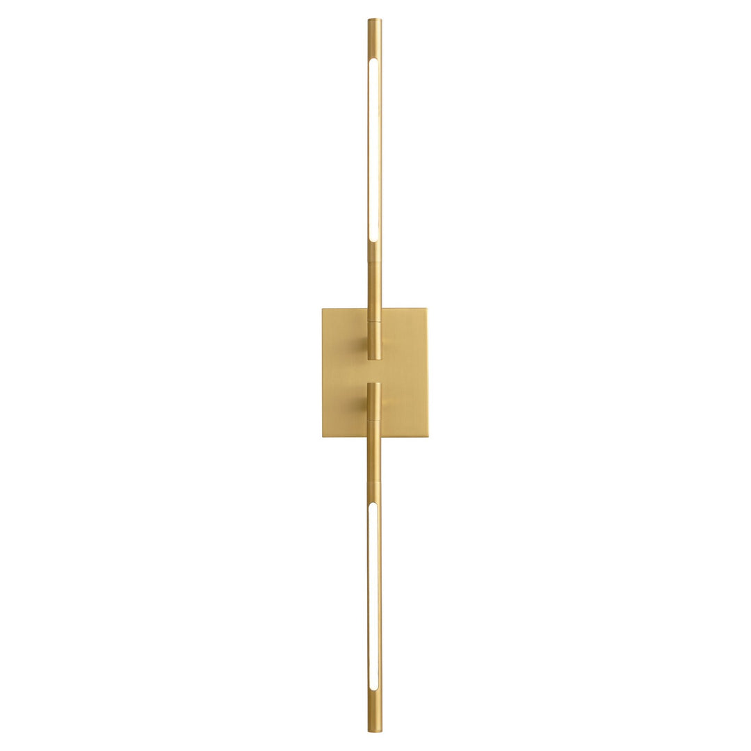Oxygen Palillos 3-404-40 Wall Sconce Light - Aged Brass