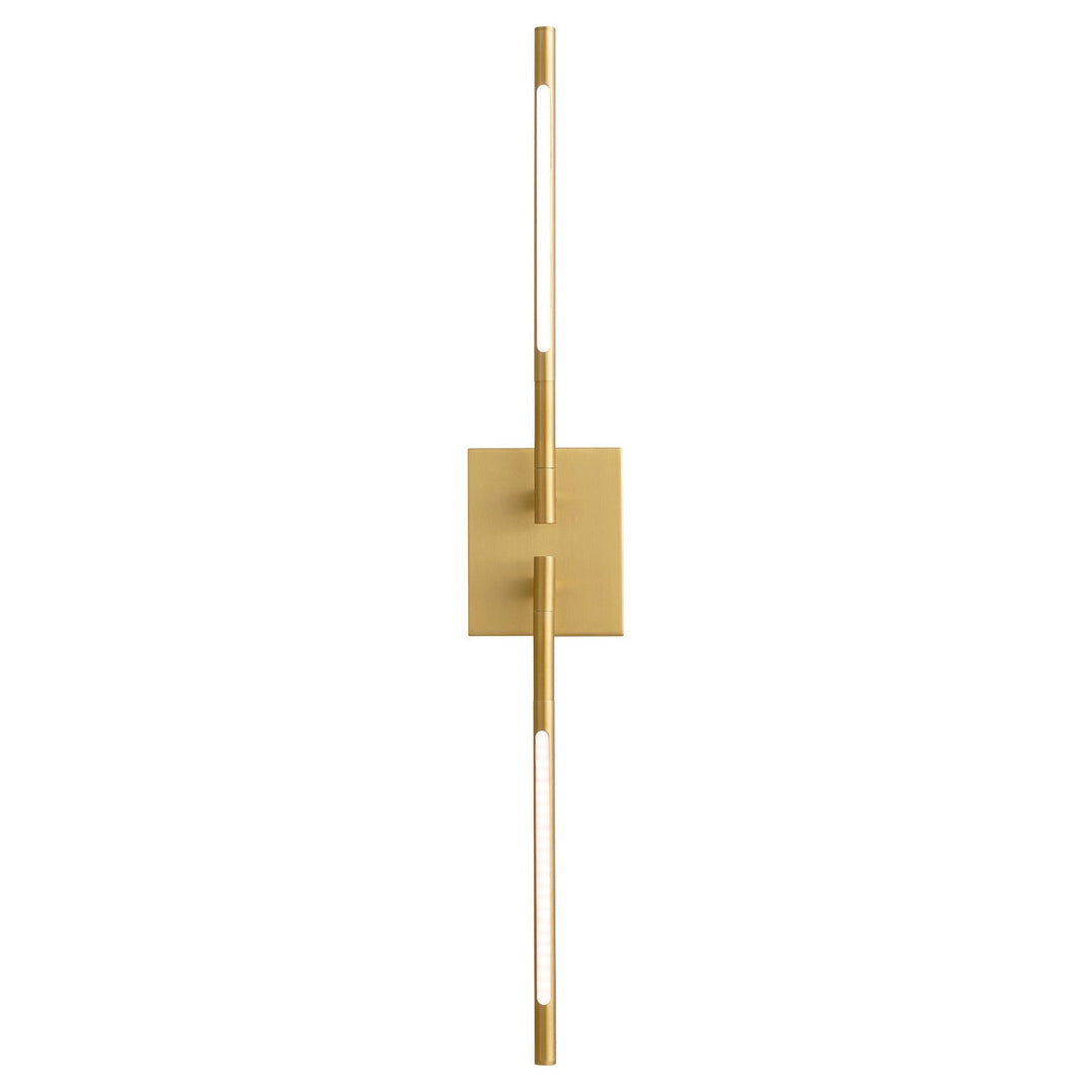 Oxygen Palillos 3-404-40 Wall Sconce Light - Aged Brass