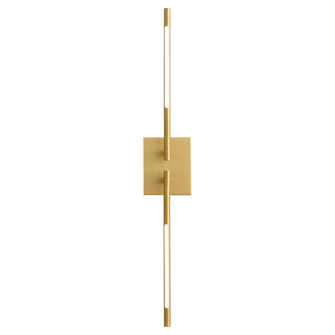 Oxygen Palillos 3-404-40 Wall Sconce Light - Aged Brass