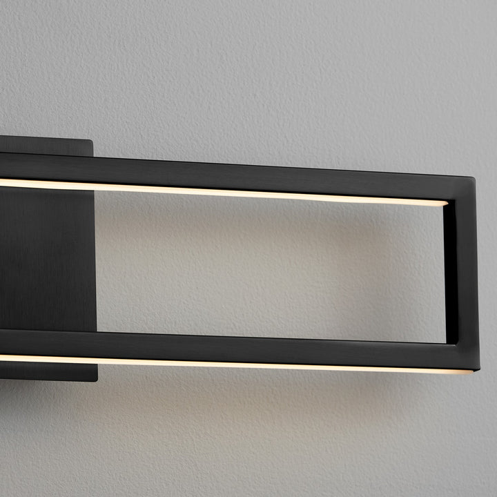 Oxygen Xanni 3-5055-15 Bath Vanity Light 25 in. wide - Black