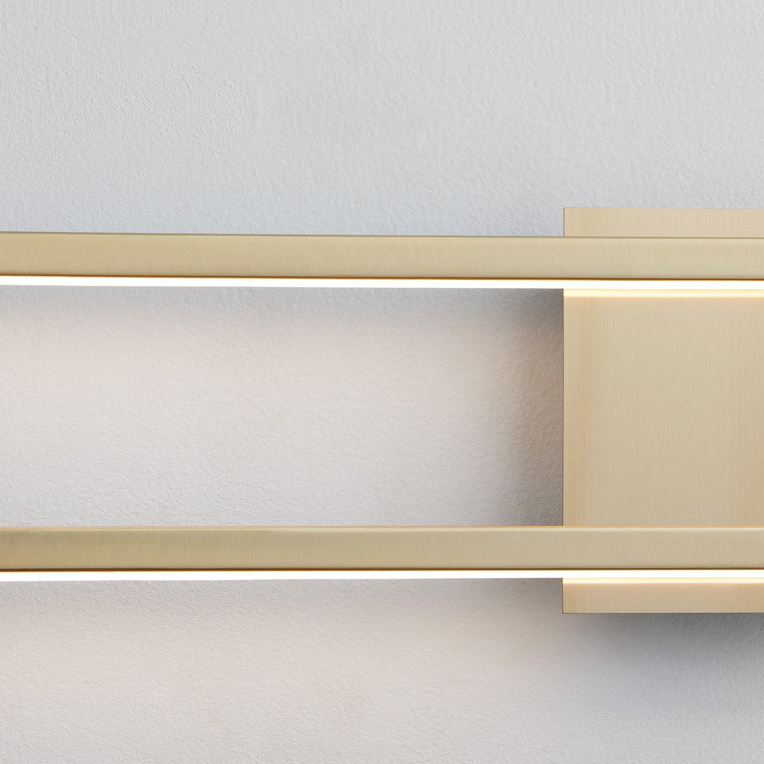 Oxygen Xanni 3-5055-40 Bath Vanity Light 25 in. wide - Aged Brass