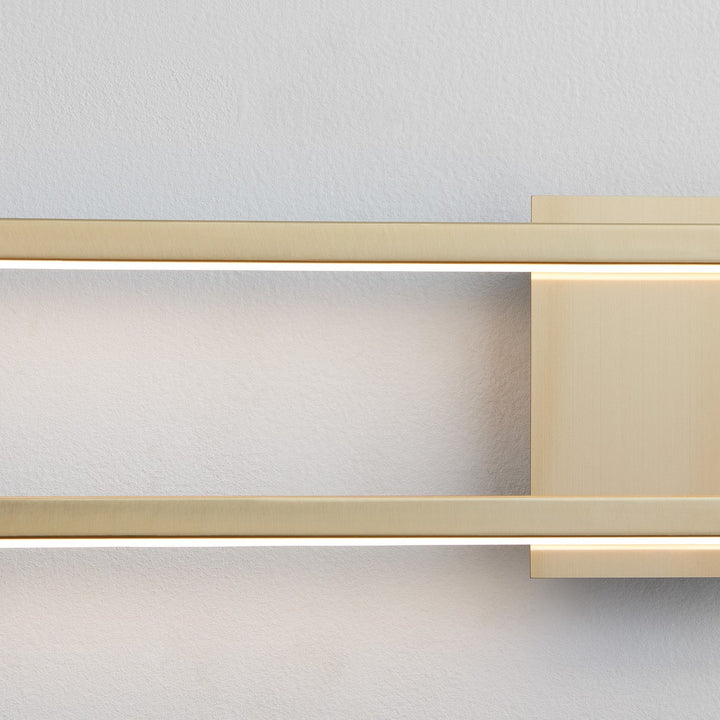 Oxygen Xanni 3-5055-40 Bath Vanity Light 25 in. wide - Aged Brass