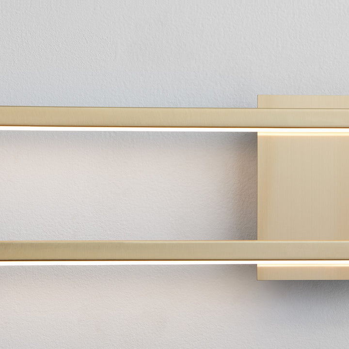 Oxygen Xanni 3-5055-40 Bath Vanity Light 25 in. wide - Aged Brass