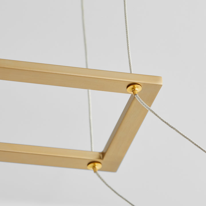 Oxygen Xanni 3-6055-40 Pendant Light - Aged Brass
