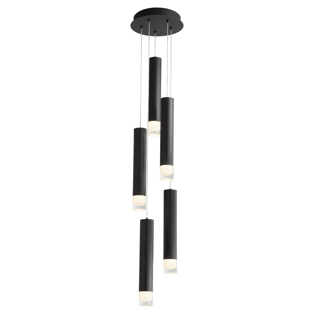 Oxygen Alarum 3-6194-15 Chandelier Light - Black