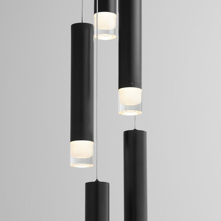 Oxygen Alarum 3-6194-15 Chandelier Light - Black