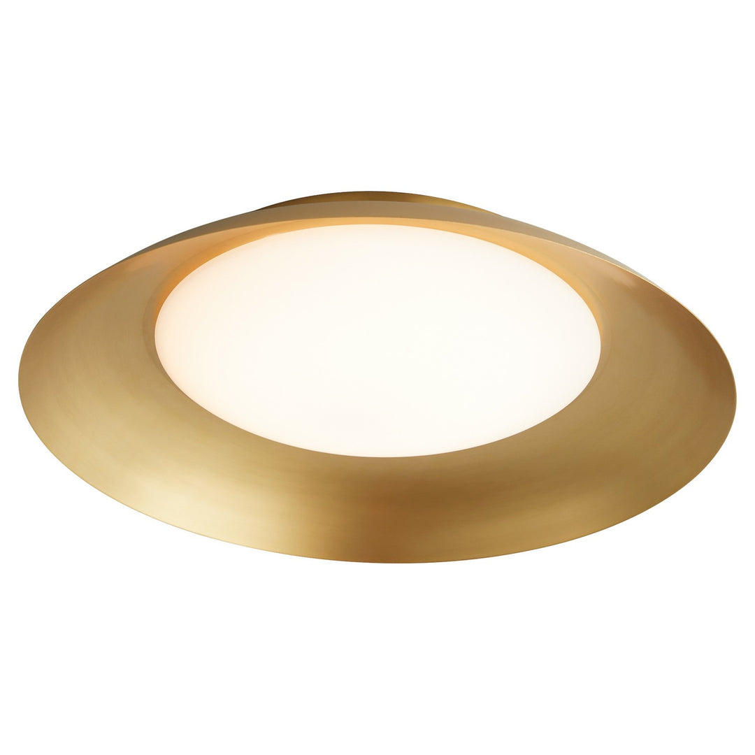Oxygen Bongo 3-679-40 Ceiling Light - Aged Brass