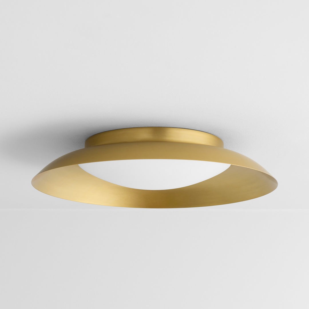 Oxygen Bongo 3-679-40 Ceiling Light - Aged Brass