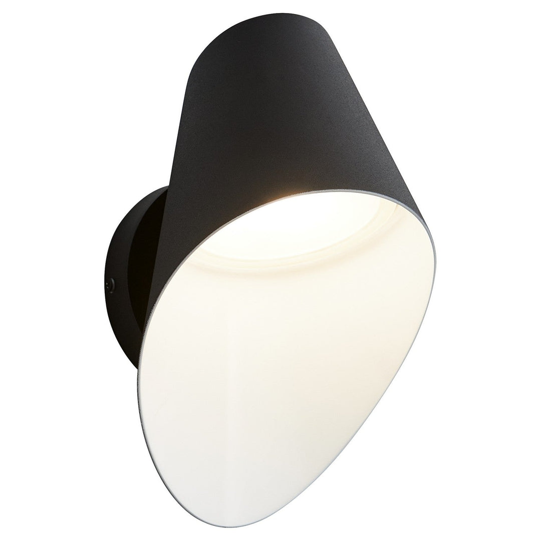 Oxygen 3-738-15 Lottie LED Wall Sconce Light Outdoor Black