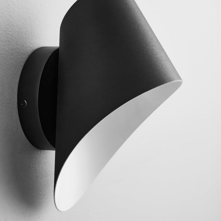 Oxygen 3-738-15 Lottie LED Wall Sconce Light Outdoor Black
