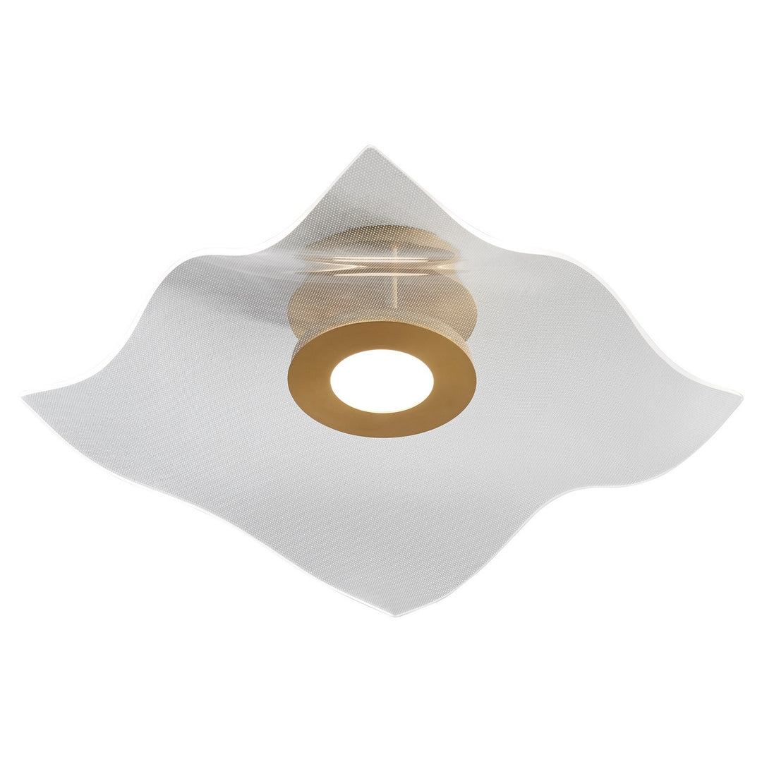 Oxygen Medusa 3-807-40 Ceiling Light - Aged Brass