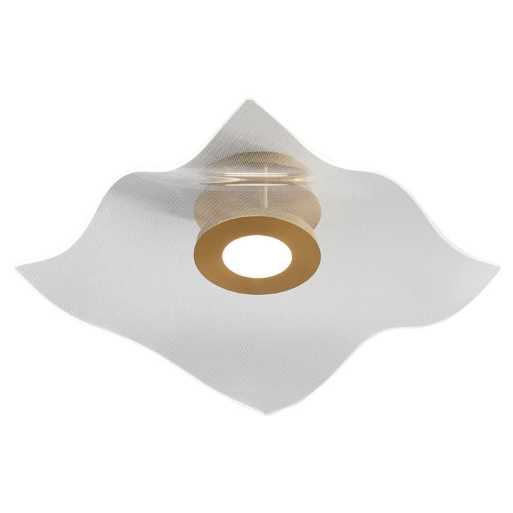 Oxygen Medusa 3-807-40 Ceiling Light - Aged Brass