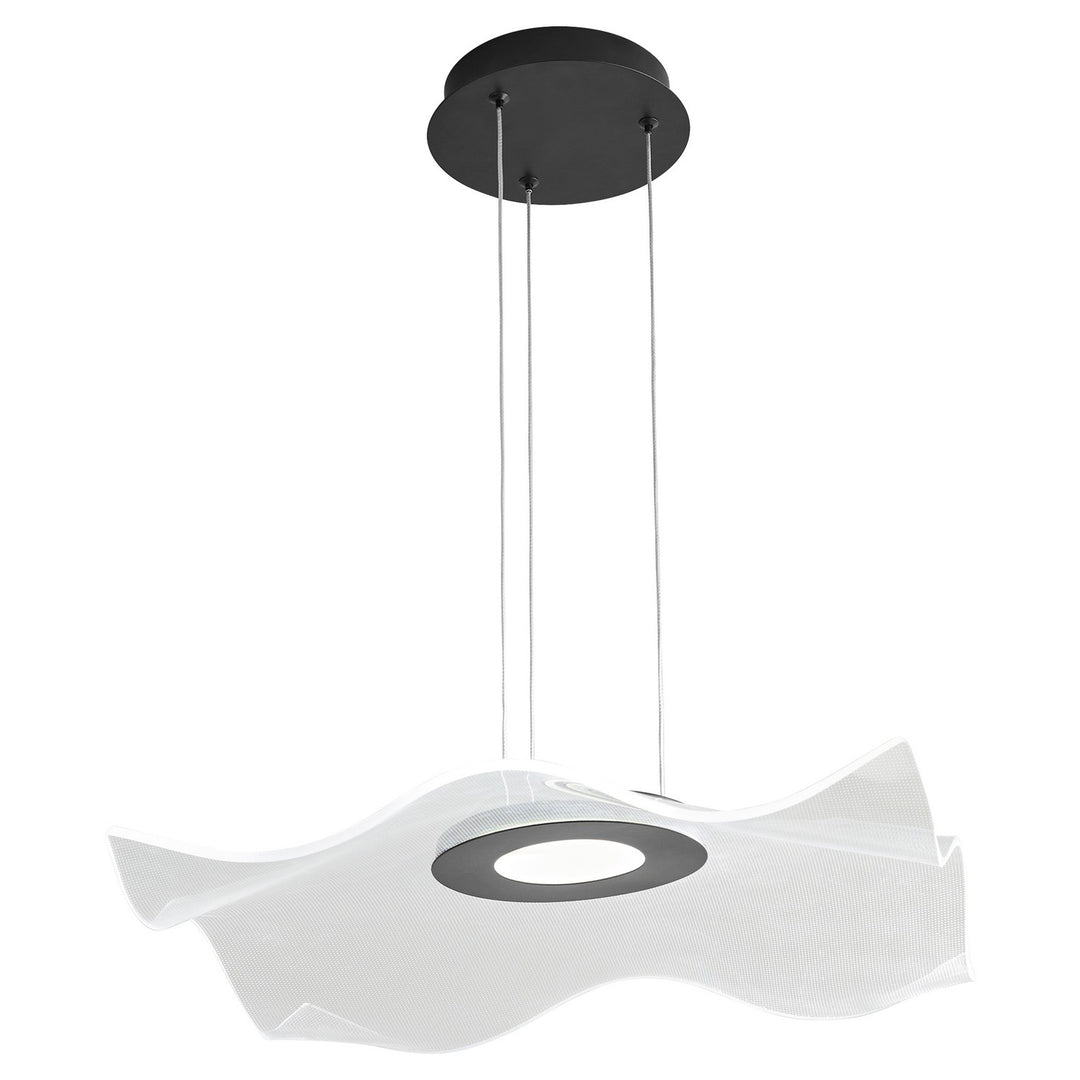 Oxygen Medusa 3-808-15 Pendant Light - Black