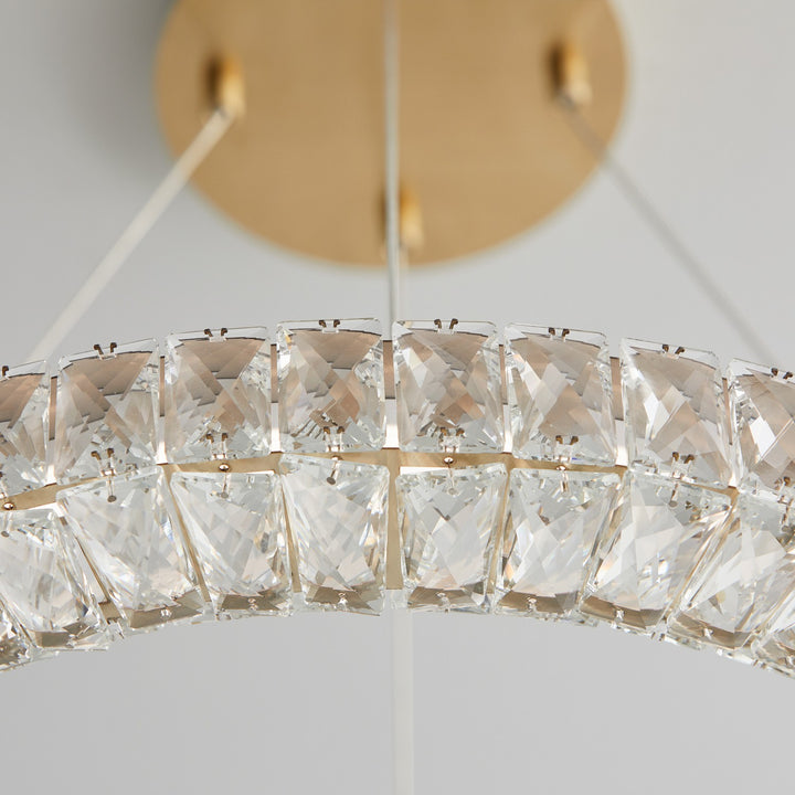 Oxygen Elan 3-874-40 Pendant Light - Aged Brass
