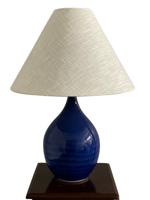 House Of Troy Lighting GS300-IMB  Scatchard Lamp Imperial Blue