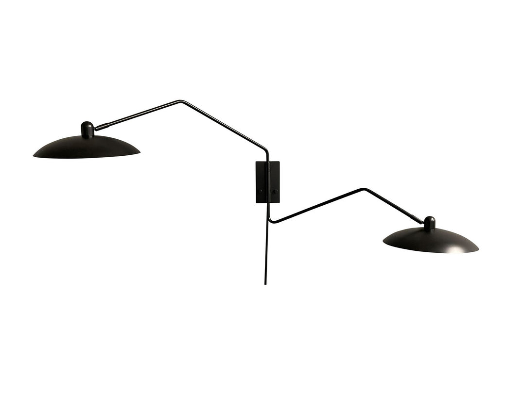 House Of Troy Lighting RL276-2-BLK  Ridgeline Lamp Black