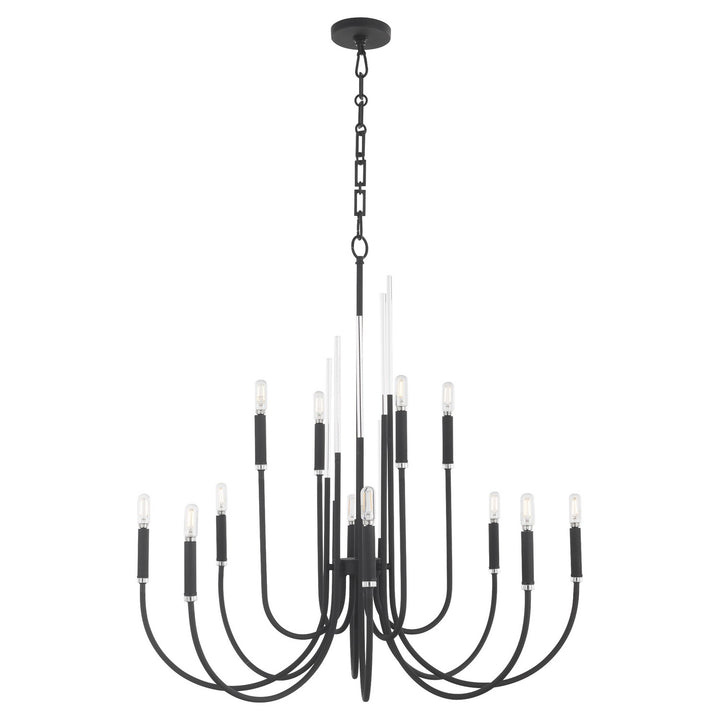 Quorum SUMMIT 6223-12-69 Chandelier Light - Textured Black