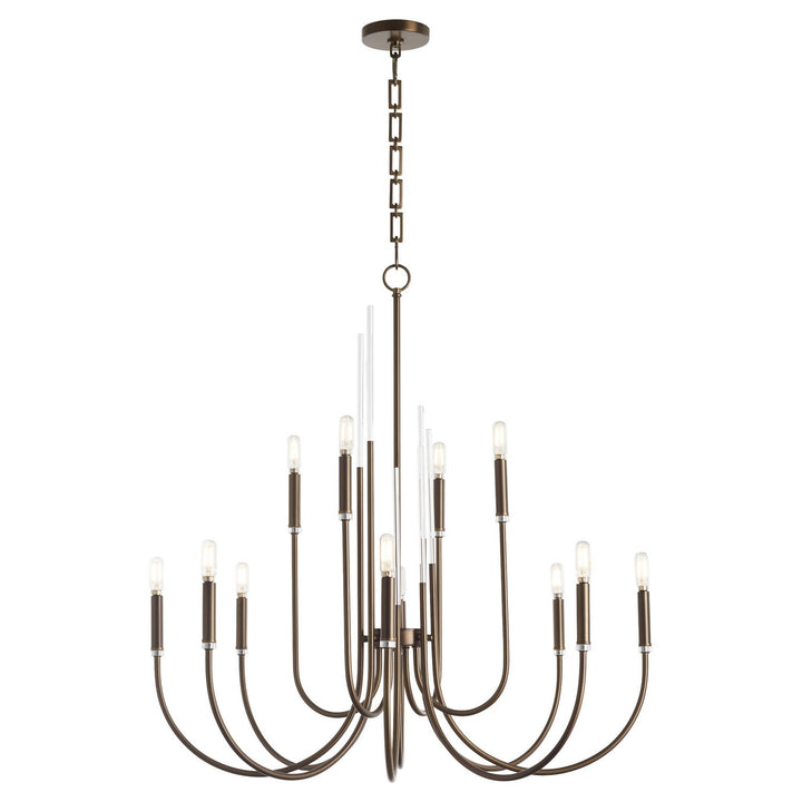 Quorum SUMMIT 6223-12-81 Chandelier Light - Dark Brass