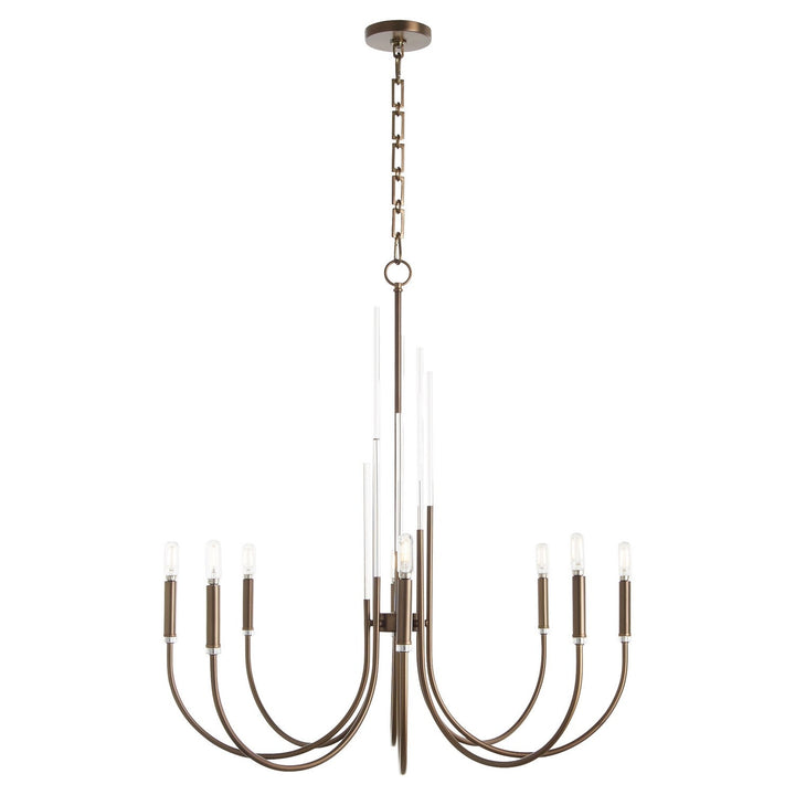Quorum SUMMIT 6223-8-81 Chandelier Light - Dark Brass