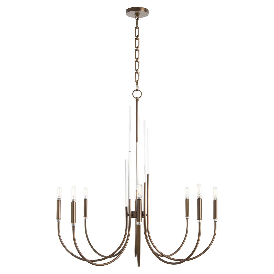 Quorum SUMMIT 6223-8-81 Chandelier Light - Dark Brass